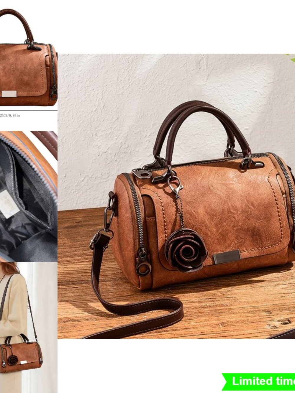 Trendy Large Capacity Shoulder Crossbody Handbag Versatile Stylish